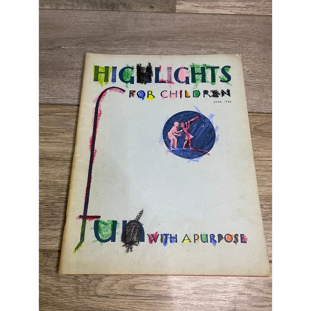 Vintage Highlights for Children Magazine June 1950 Vol 5 No 6 Fun with a Purpose